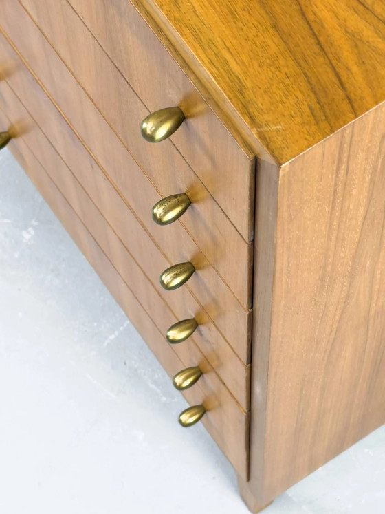 Credenza Mid-Century in Noce di Georg Satink per WK Möbel, anni '50 – Credenze, Ottone, Design (photo 18 of 21)