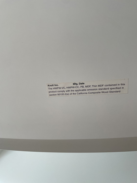 Image 1 of Knoll tafel ovaal