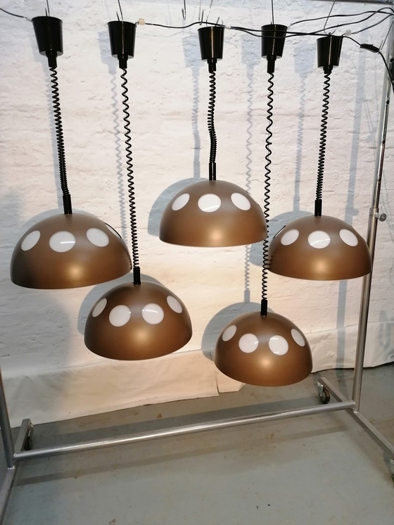 Image 1 of 5 El Duomo pendulum train - lamps, Raak, Amsterdam