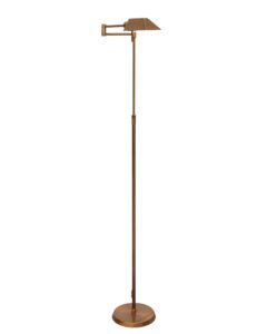 Holtkotter bronzen vloerlamp met zwenkarm, Duitsland, jaren 80. – Vloerlampen, Brass (photo 17 of 40)