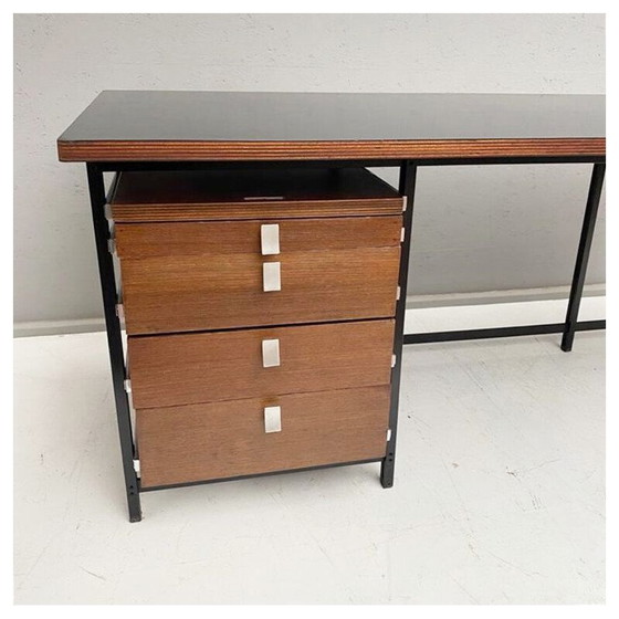 Image 1 of Vintage desk by Jules Wabbes for Universal Furniture, Belgium 1960