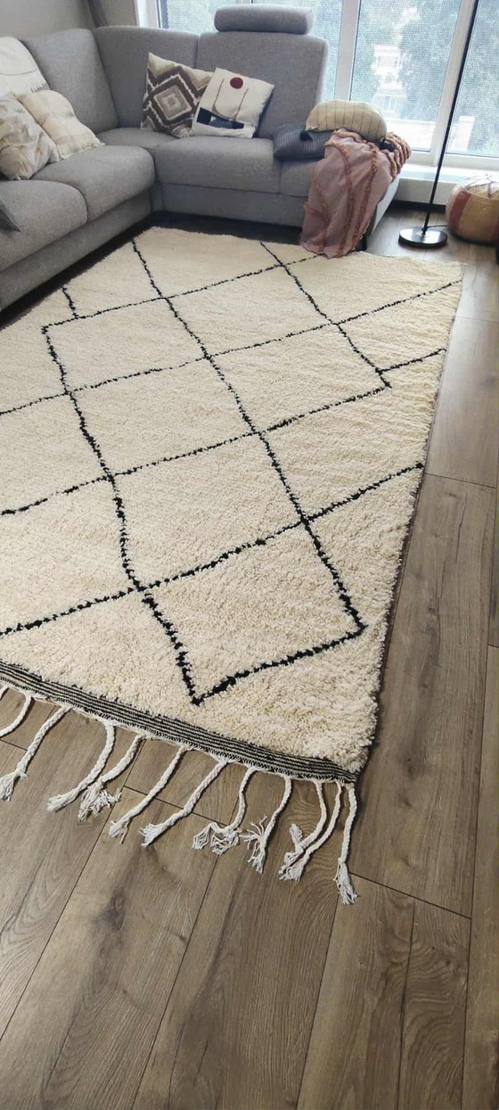 Image 1 of Tappeto Berber 310 x 210 Boho in lana vergine marocchino