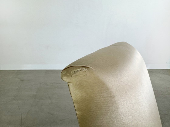 Image 1 of Set di 2 poltrone di design Thörmer in seta, sedie di lusso in stile antico