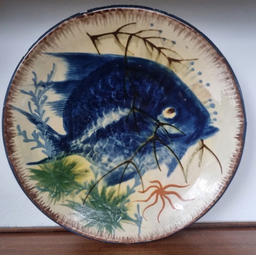 Bol ou assiette murale Puigdemont, 33 cm de diamètre, Espagne