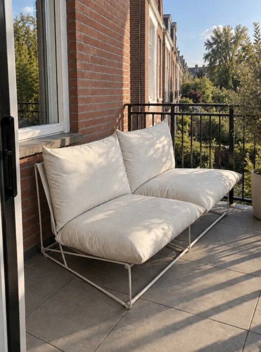 IKEA Hävsten 2-Zitsbank Beige Zonder Armleuningen