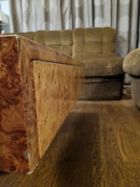 Image 1 of 🟡🟤 Vintage salontafel uit de jaren 70 - wortelhout, Italiaans design, Roche Bobois