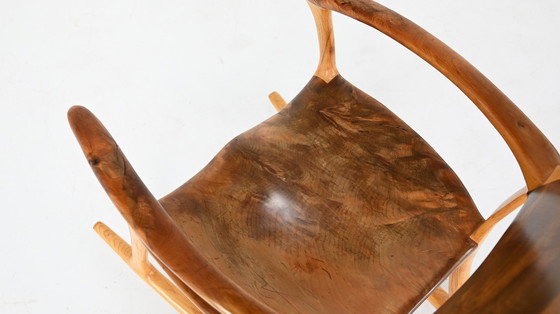 Image 1 of Donald Gordon, Rocking Chair in Kauri and Oak – New Zealand Studio Craft, 2004
