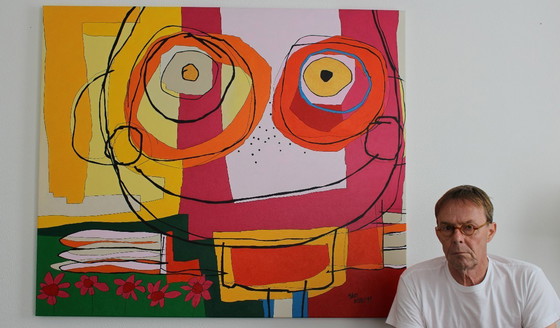 Image 1 of large painting 'between two lives'