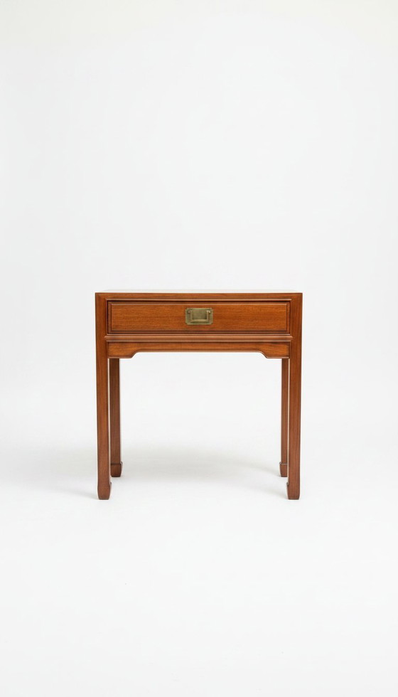 Image 1 of Vintage Chinoiserie Side Table, 1980s