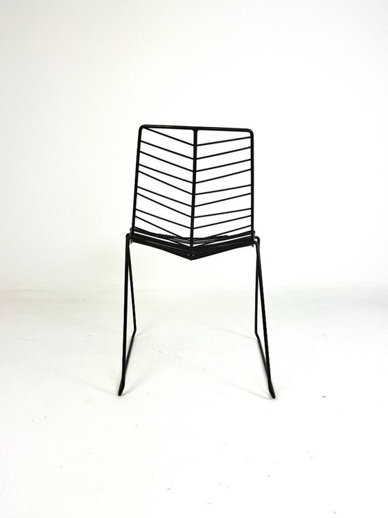 Juego de 6 sillas Arper Leaf, Sillas de comedor, Hierro, Negro (foto 8 de 12)