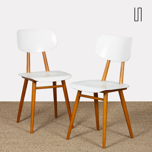 Pair Of Chairs Produced By Ton In The 1960s