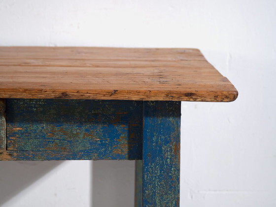 Rustic pine work table – Central Europe, circa 1900 – Desk (photo 40 of 40)
