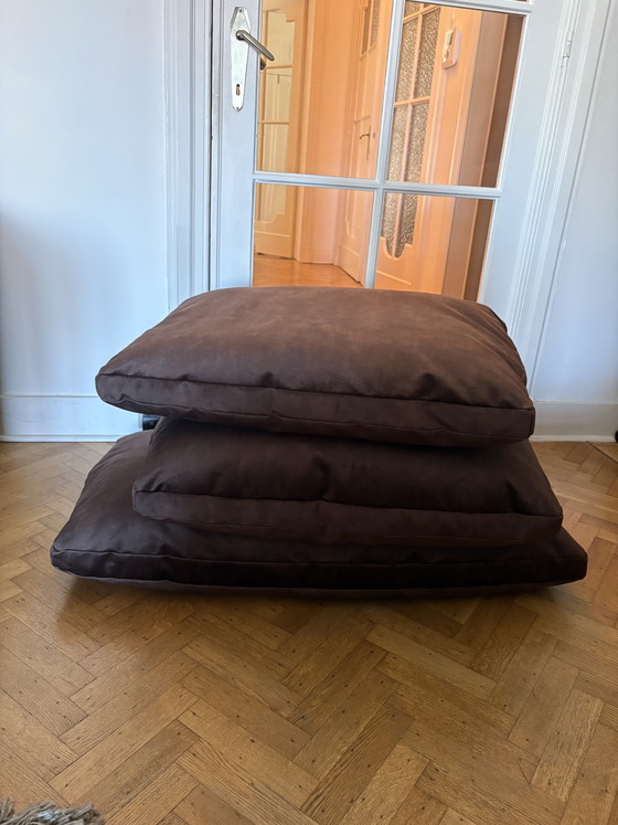 Divano angolare modulare marrone scuro - Nuovo di zecca – Divani modulari, Velvet, Textile (photo 10 of 10)