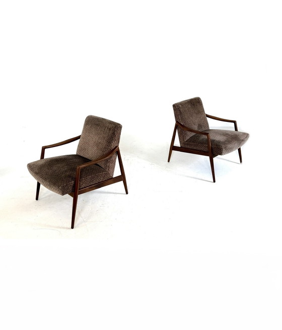 Image 1 of 2x fauteuil vintage, Harmut Lohmeyer, Wilkhahn '60