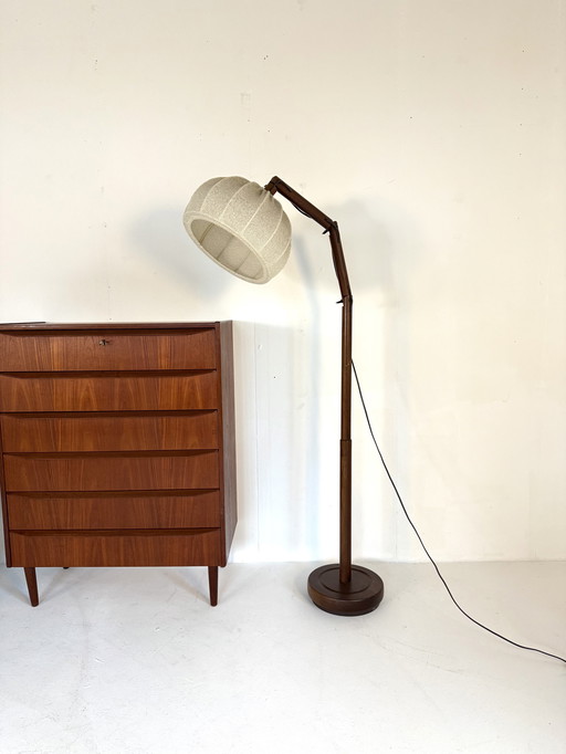 Vintage adjustable floor lamp, Zicoli Limbach '60