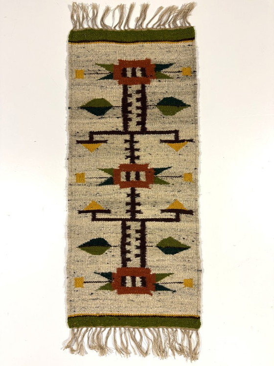 Wool Kelim Wall Hanging Poland 1970s – Wall decoration (photo 3 of 5)