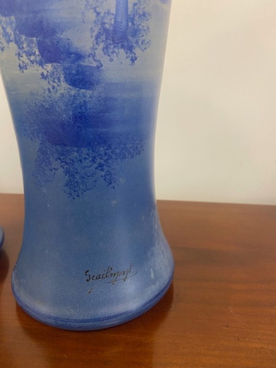 Image 1 of 2 vases Art Déco Scailmont