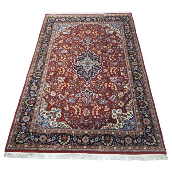 Vintage Turks wollen en katoenen tapijt – Handgeknoopt – 144 x 220 cm – Vloerkleden en tapijten, Wool (photo 6 of 6)