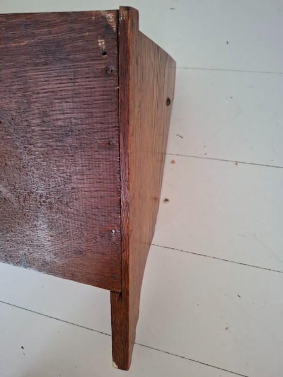 Image 1 of Vintage oak coat rack
