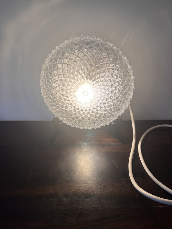Image 1 of Vintage Ceiling Lamp Pineapple Relief Solid