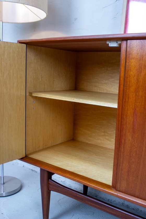 Image 1 of Credenza vintage in teak di Heinrich Riestenpatt, cassettiera danese