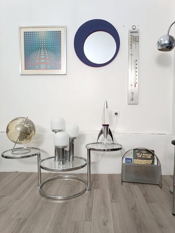 Image 1 of Three-tower Murano glass lamp, 1970s