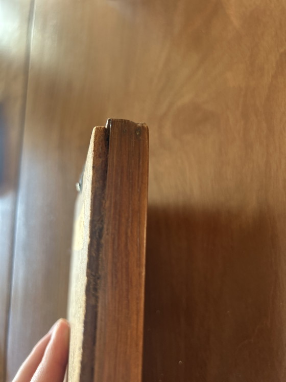 Image 1 of Set van 2 Antieke Delftse Tegels (18e Eeuw) - Visser & Zeilschip - Ingelijst