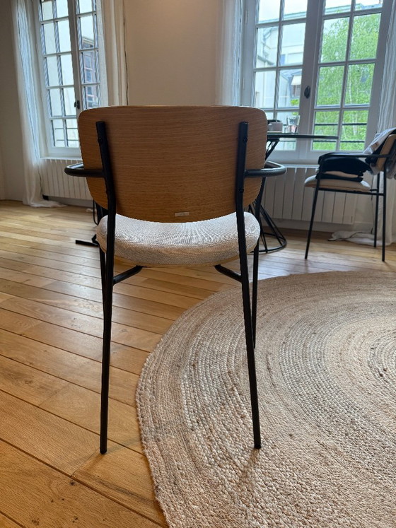 Kave Home Maureen eetkamerstoelen (2 stuks) – Metal, Textile (photo 9 of 10)