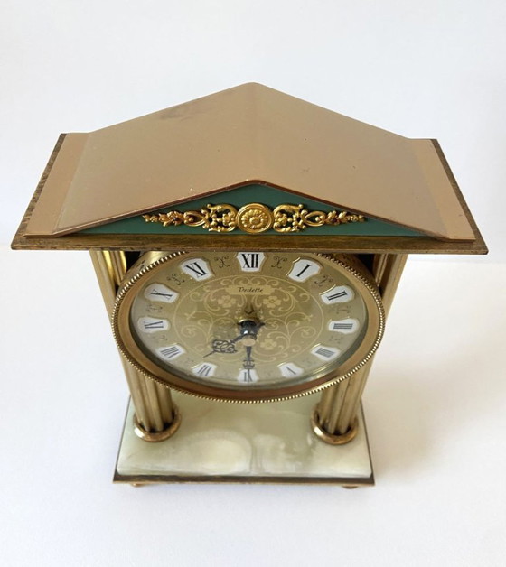 Image 1 of Orologio da portico vintage a forma di stella, realizzato in Francia, arte greca