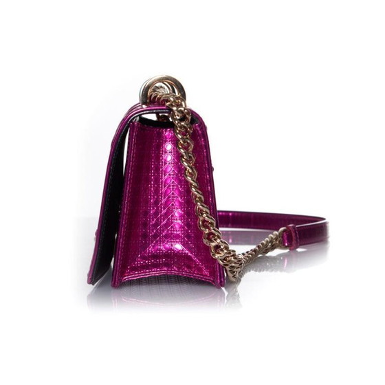 Image 1 of Borsa a tracolla Christian Dior, modello Diorama metallizzato