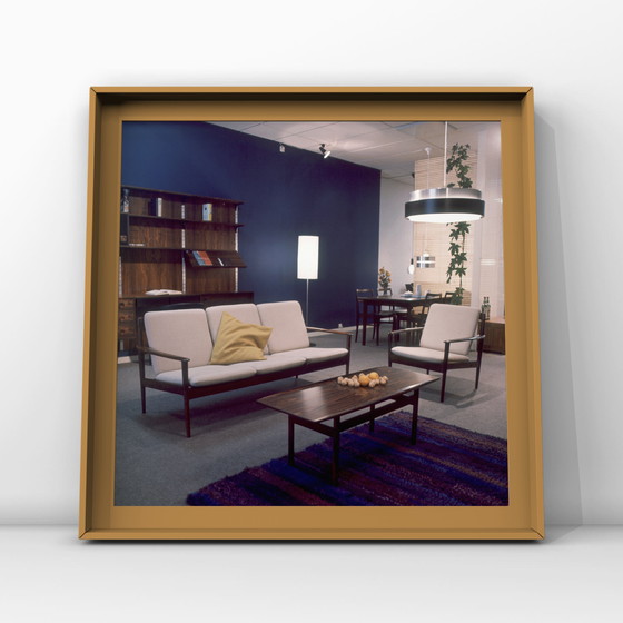 Image 1 of 1x Mid century Salon, 1964 | vintage interieur fotografie 