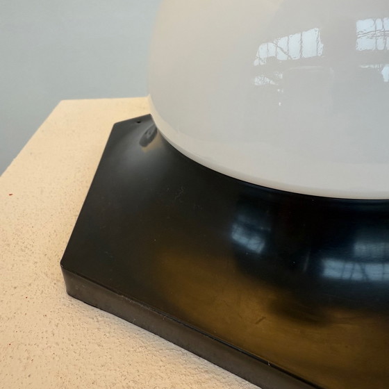 Image 1 of Plafond/Wandlamp Zwart Jaren 60/70