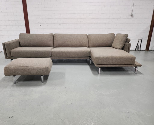 Leolux - Bellice Corner Sofa + Pouf - As New – hoekbanken, Other, Modern (photo 2 of 10)