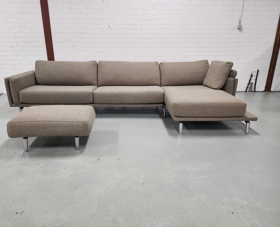 Leolux - Bellice Corner Sofa + Pouf - As New – Other, Modern (photo 2 of 10)