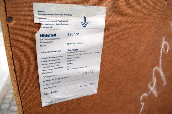 Image 1 of Mobile libreria vintage Hellerau degli anni '70