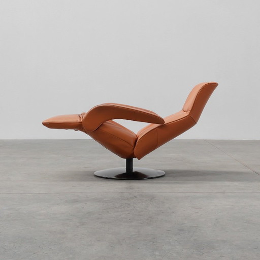 Vintage Jori Symphony relax chair in brick terra leather