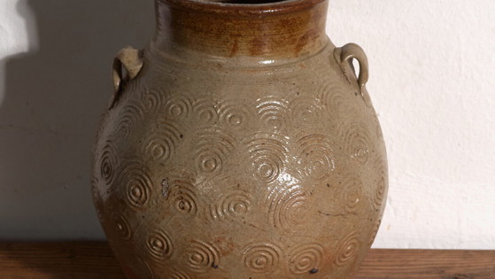 Vaso antico cinese in gres smaltato – Cina, circa 1900 – Vasi, Rustic (photo 3 of 40)