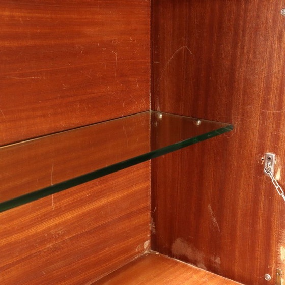 Image 1 of Bibliothèque des années 1960 avec abattant