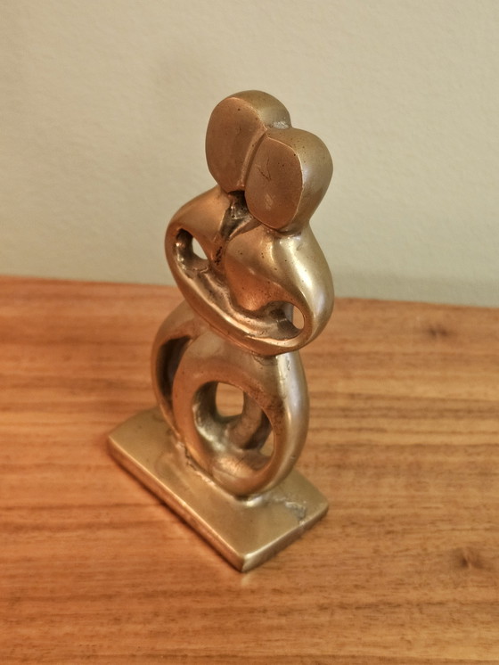 Image 1 of Coppia di cicladi in ottone massiccio vintage da uomo