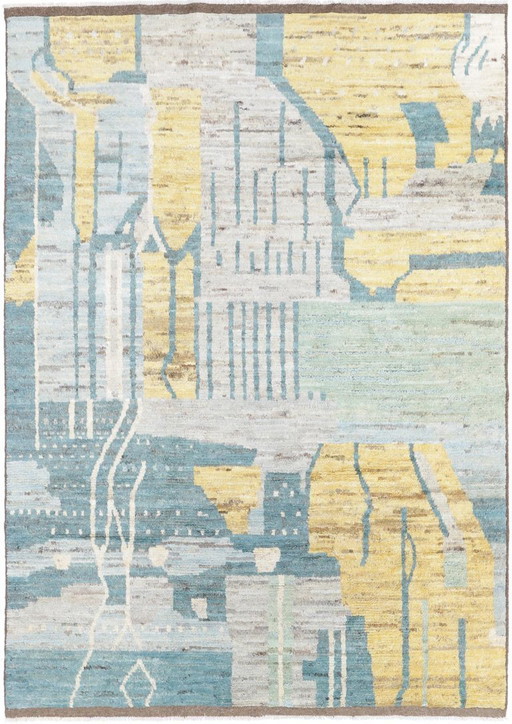 Tapis Berbère Afghan Maroc Design - Noué à la main - Style Boho Vintage 240 x 169 cm