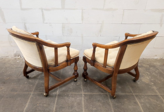 Image 1 of Set di poltrone in mogano Drexel Heritage