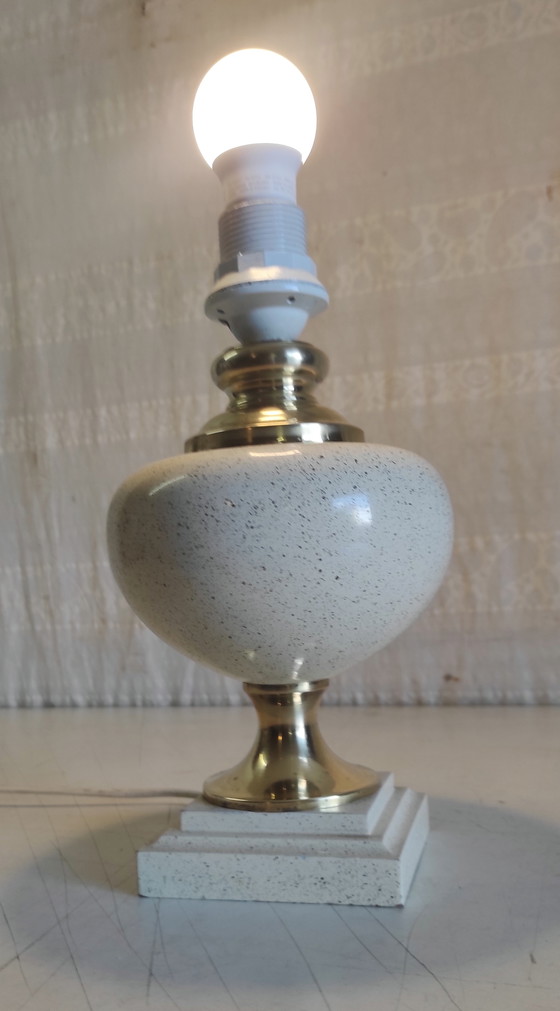 Image 1 of Designer lamp base by Le Dauphin - mid-20th century