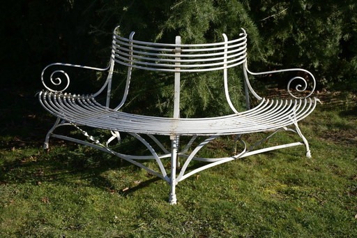 Banco de árbol Arras vintage - Pátina natural