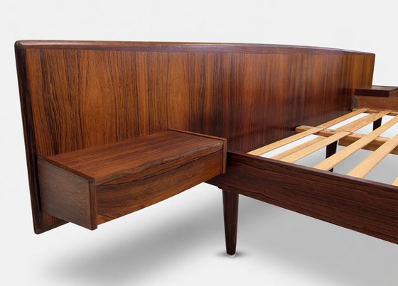 Image 1 of Letto galleggiante in palissandro danese di Sannemans Møbelfabrik