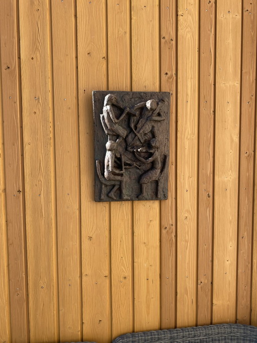 Scultura in bronzo di Theo Dobbelmann, firmata e con iscrizione all'interno. – beeldhouwkunst, Bronze