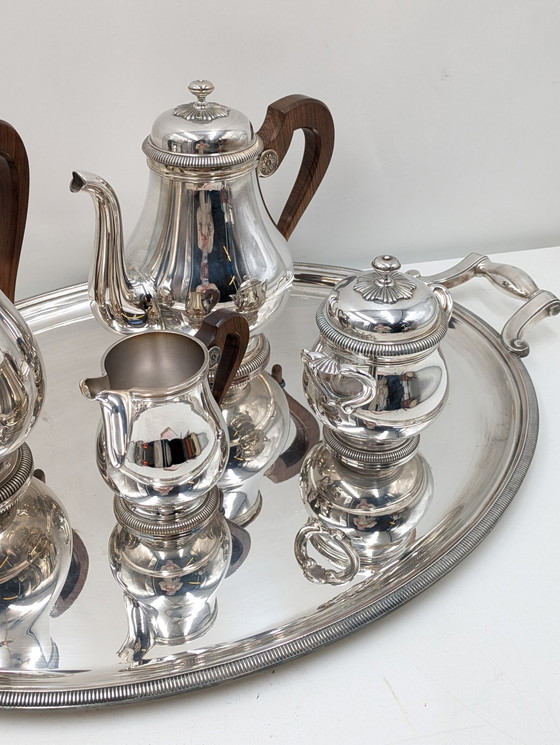 Image 1 of Christofle, Gallia - Teacup service - "Malmaison" - Silver plated
