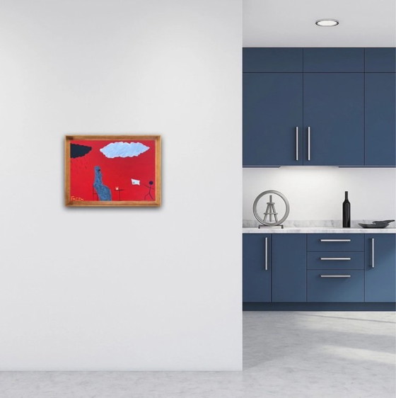 Image 1 of Acrilico su tela 46x33 cm.