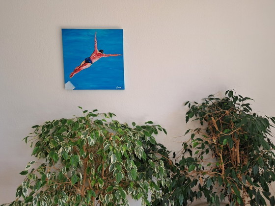 Image 1 of Jovan SRIJEMAC - Free Jump - Artist's painting