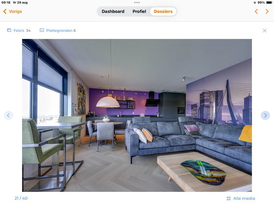 Image 1 of Hängelampe aus weißem Kunststoff