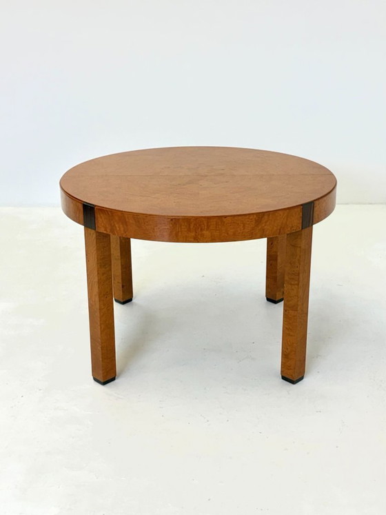Image 1 of Vintage root wood round dining table by Grange